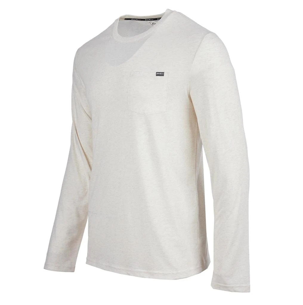 商品Eddie Bauer|Eddie Bauer Men's Long Sleeve Jersey Crew with Chest Pocket,价格¥114,第2张图片详细描述