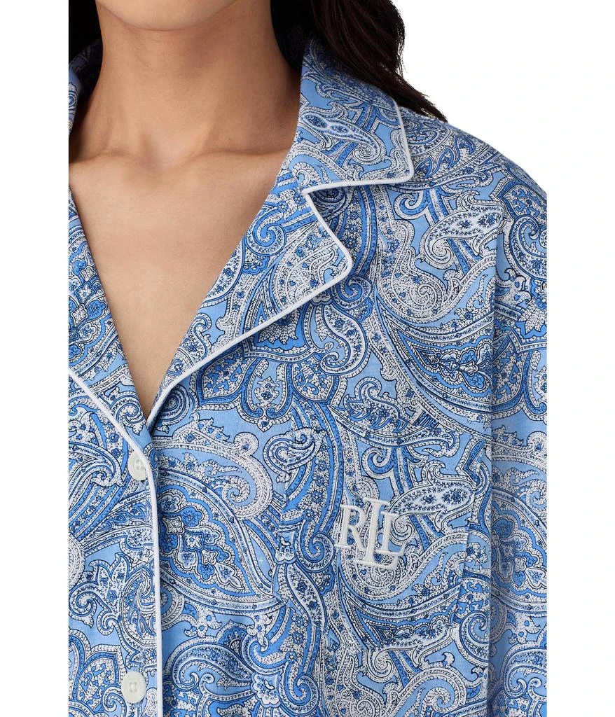 商品Ralph Lauren|Essentials Bingham Knits Capri PJ Set,价格¥588,第3张图片详细描述