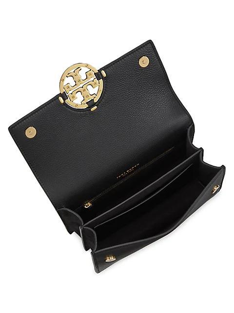 商品Tory Burch|Small Miller Leather Flap Shoulder Bag,价格¥3660,第5张图片详细描述