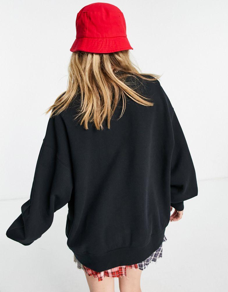 Jordan Flight fleece sweatshirt in black商品第2张图片规格展示