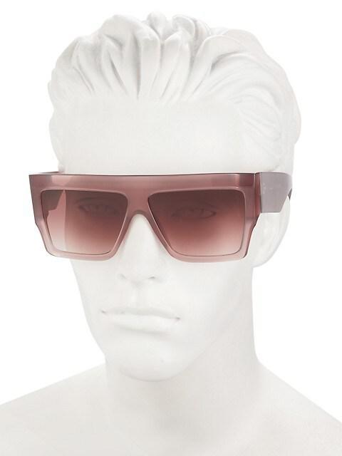 商品Celine|Translucent Rectangular Shield Sunglasses,价格¥3454,第6张图片详细描述