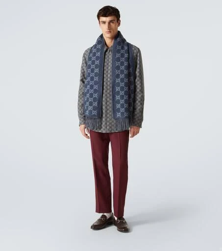 商品Gucci|GG羊绒围巾,价格¥8293,第4张图片详细描述