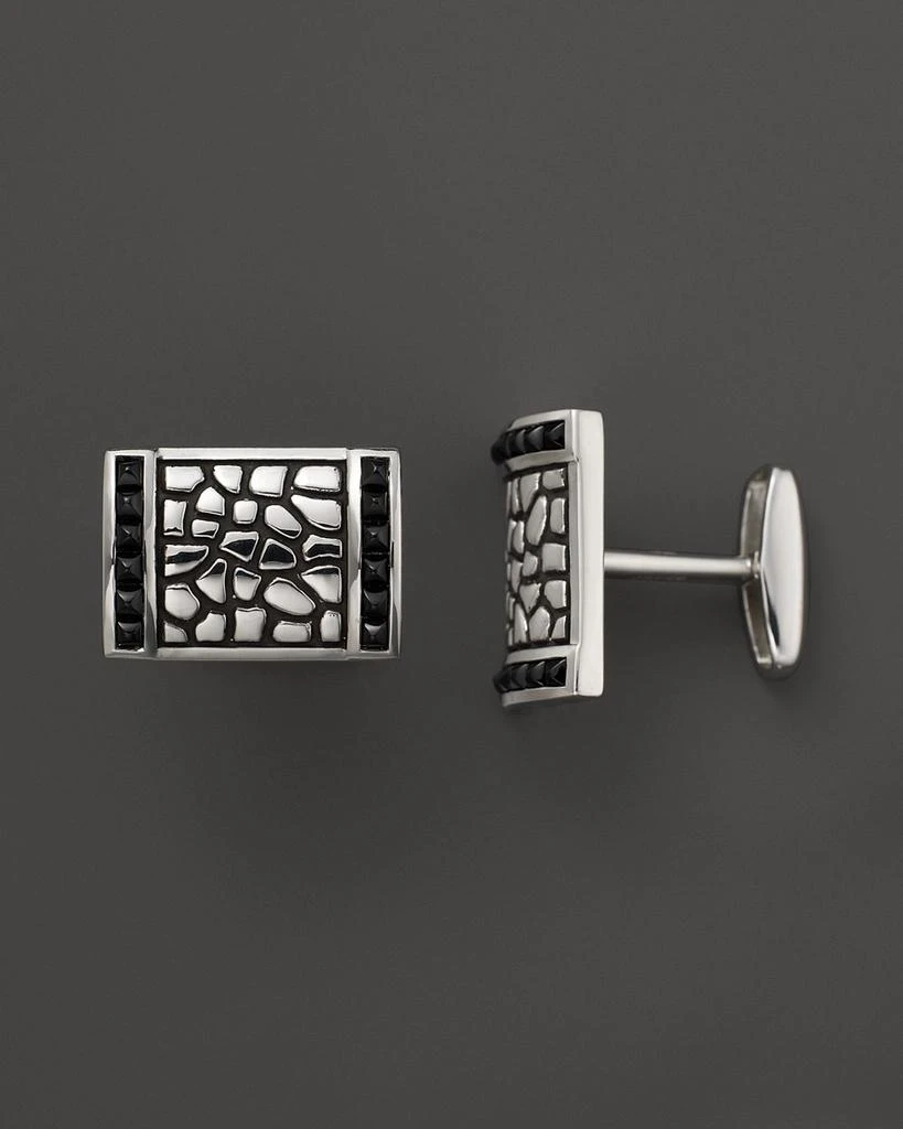 商品J Goodman|J. Goodman Sterling Silver Black Spinel Cufflinks,价格¥1646,第1张图片详细描述