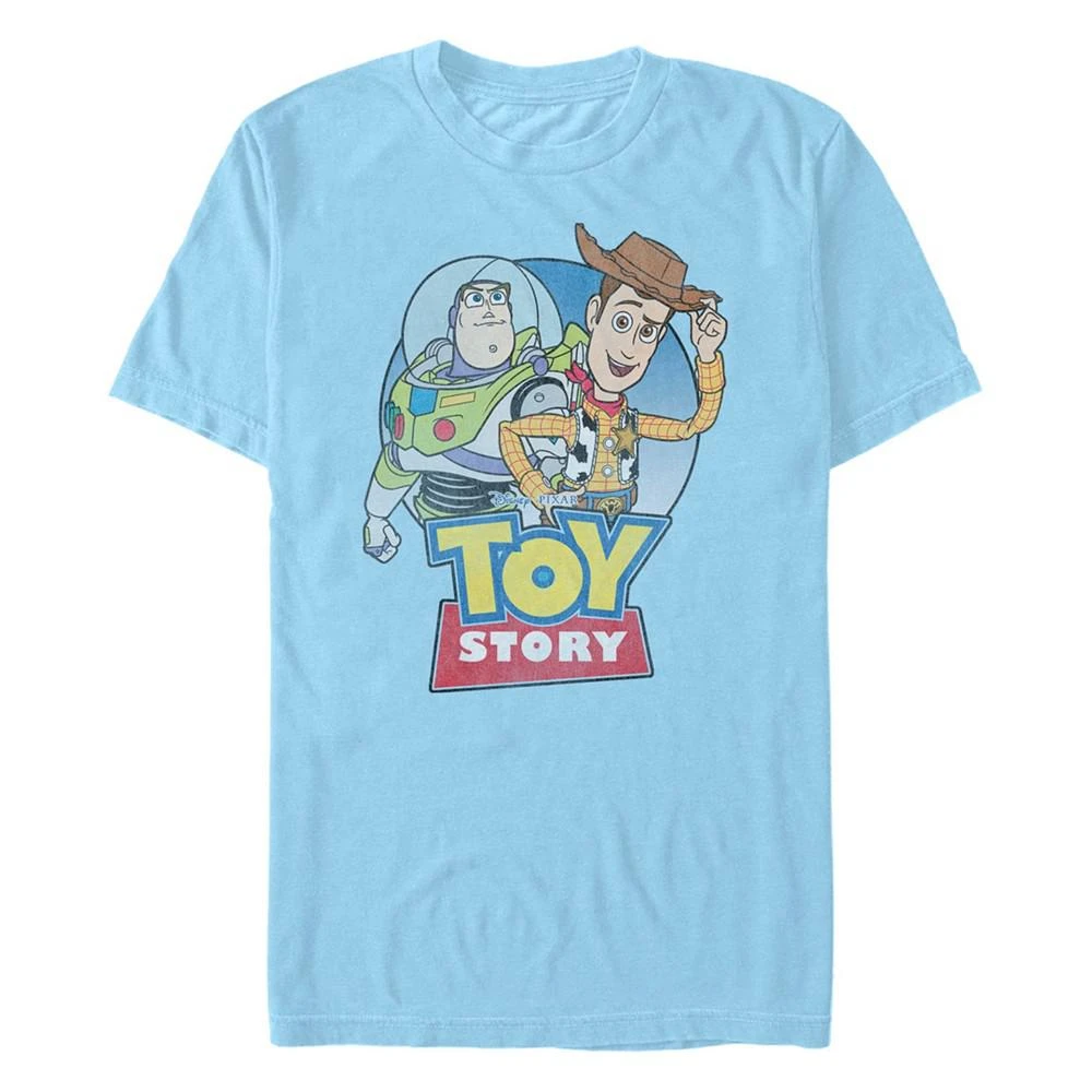 商品Disney|Disney Pixar Men's Toy Story Buzz Woody Buddies, Short Sleeve T-Shirt,价格¥185,第1张图片