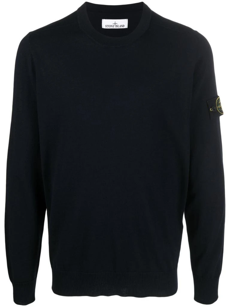 商品Stone Island|STONE ISLAND - Wool Pullover With Logo,价格¥2345,第1张图片