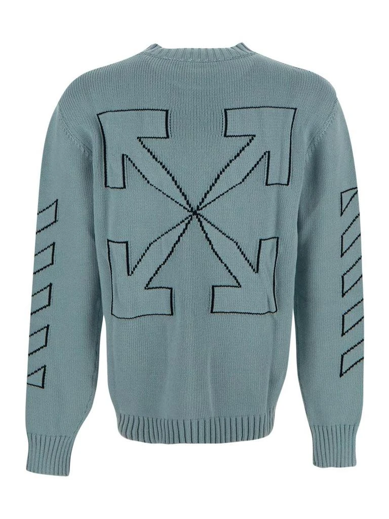 商品Off-White|Logo Intarsia Sweater,价格¥3742,第2张图片详细描述