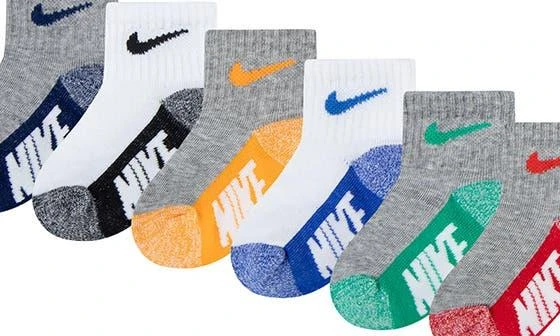 商品NIKE|Assorted 6-Pack Ankle Socks,价格¥75,第5张图片详细描述