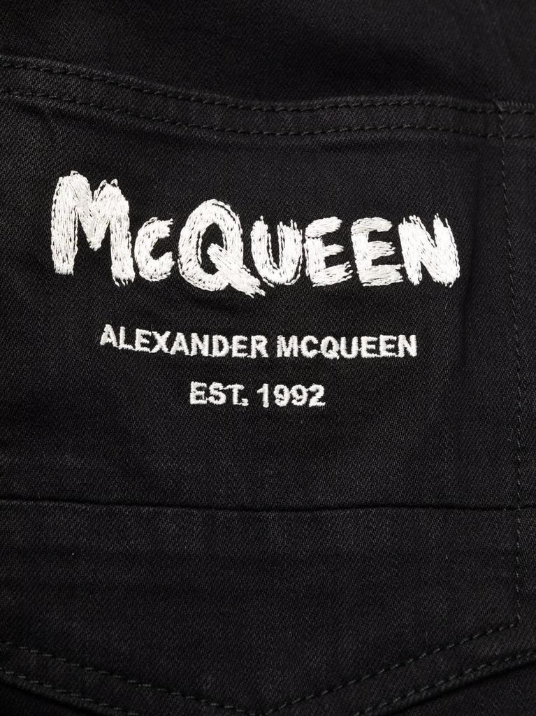 商品Alexander McQueen|ALEXANDER MCQUEEN Cotton denim jeans,价格¥2644,第6张图片详细描述