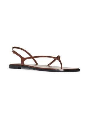 The Row Constance Flat Leather Sandals 2