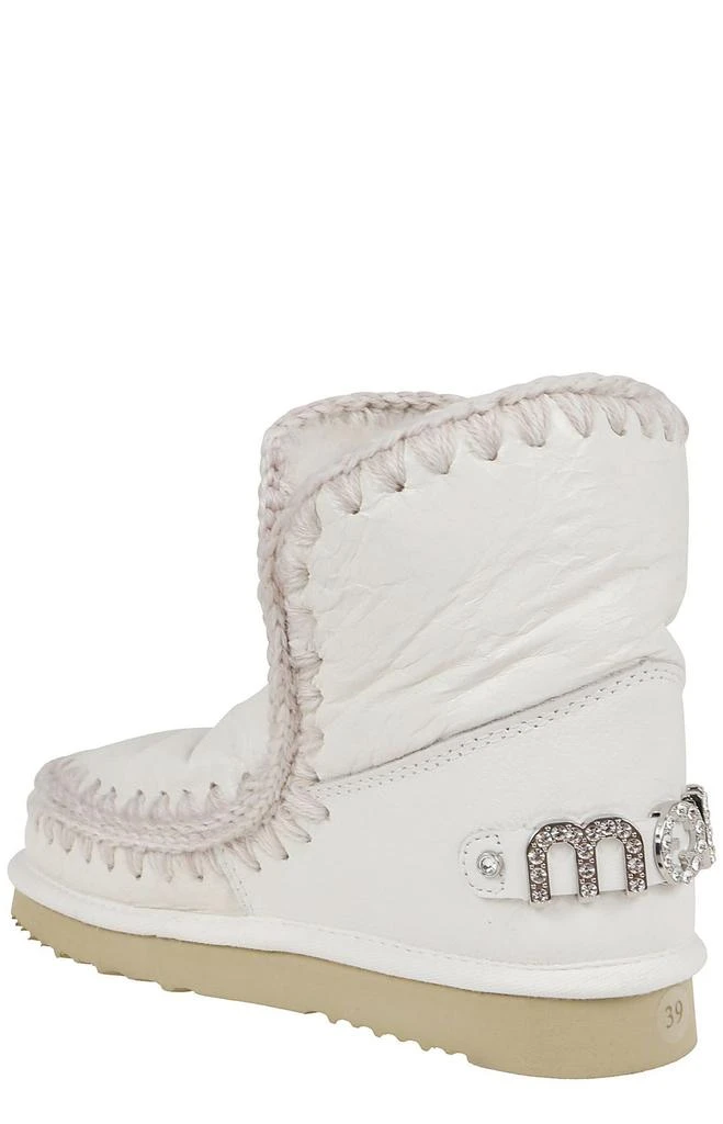 商品Mou|Mou Eskimo 18 Logo-Embellished Stitched Ankle Boots,价格¥1820,第3张图片详细描述