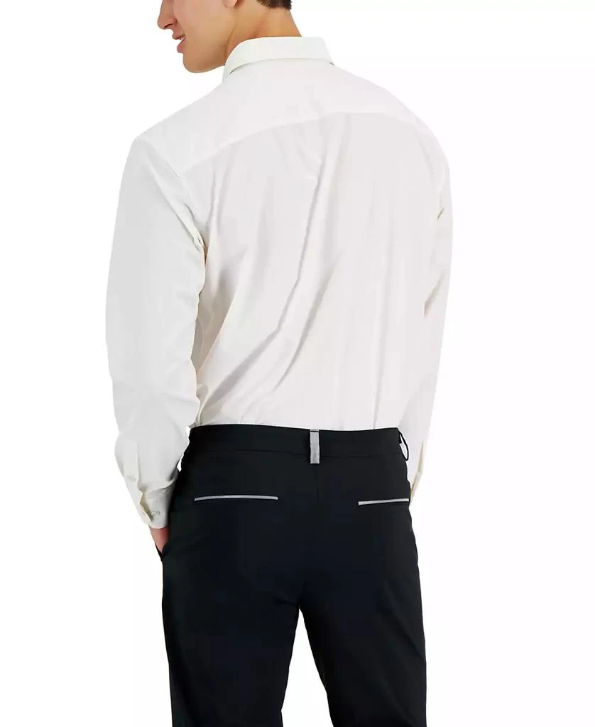 商品Alfani|Men's Regular Fit Travel Ready Solid Dress Shirt, Created for Macy's,价格¥268,第2张图片详细描述