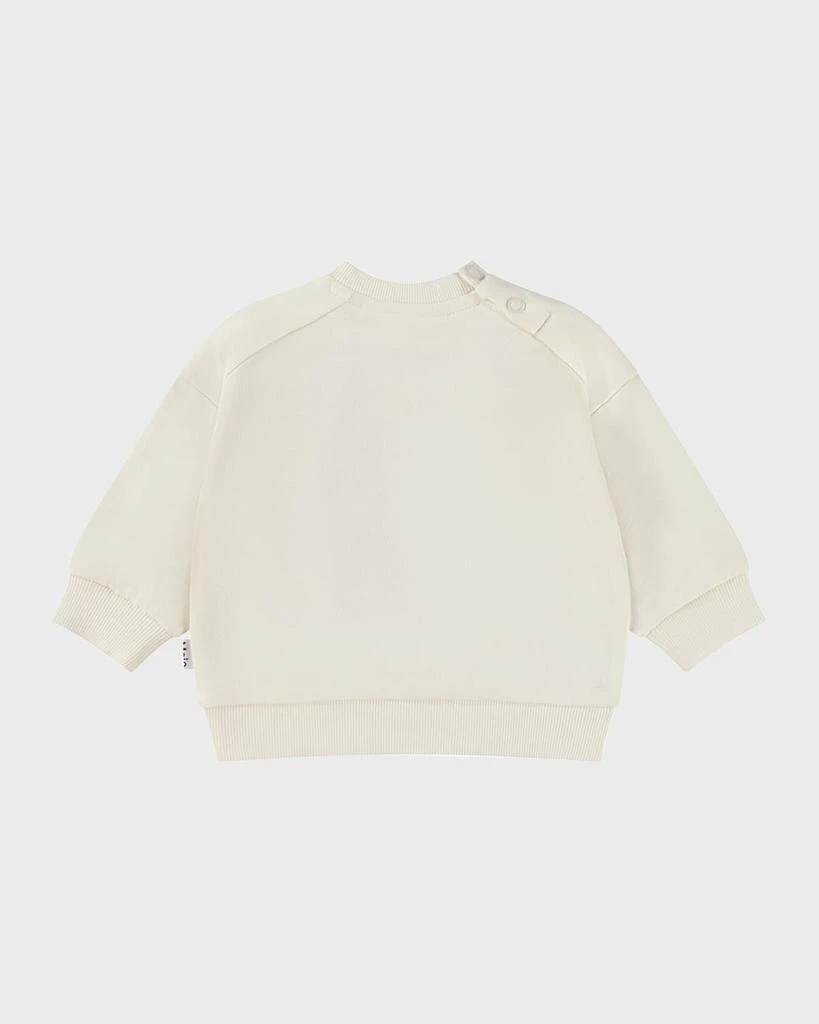 商品MOLO|Girl's Dana Happy Face Heart Graphic Sweatshirt, Size 3M-24M,价格¥429,第2张图片详细描述
