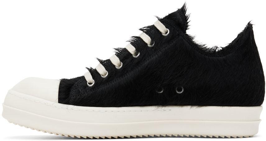 商品Rick Owens|Black Fur Sneakers,价格¥6844,第5张图片详细描述