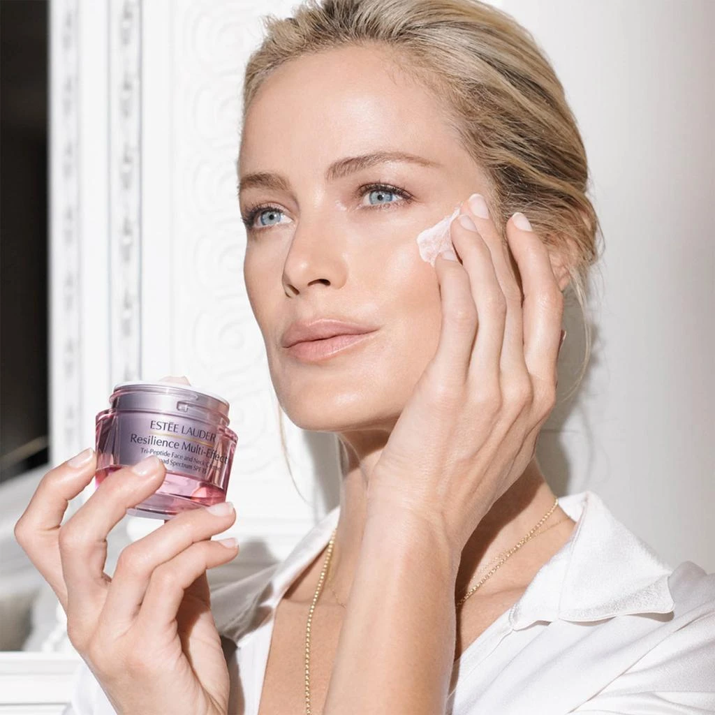 商品Estée Lauder|Estée Lauder Resilience Multi-Effect Tri-Peptide Face & Neck Cream Moisturizer SPF 15 for Dry Skin 1.7 oz.,价格¥937,第2张图片详细描述