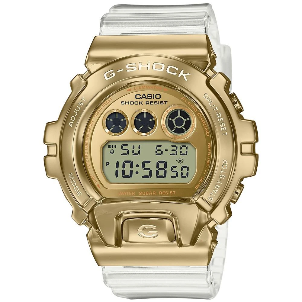 商品G-Shock|Men's Digital Clear Resin Strap Watch 49.7mm,价格¥1025,第1张图片