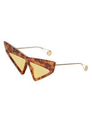 商品Gucci|70MM Crystal-Embellished Cat Eye Sunglasses,价格¥1976,第2张图片详细描述