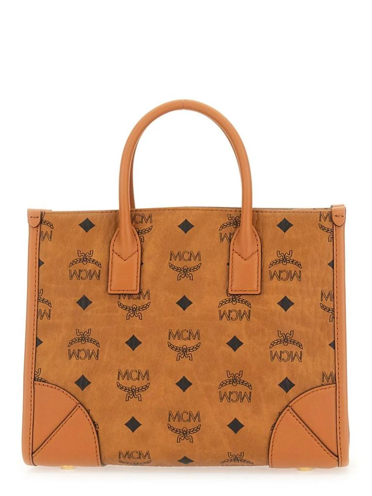 商品MCM|MCM All-Over Logo Printed Small Tote Bag,价格¥3832,第1张图片