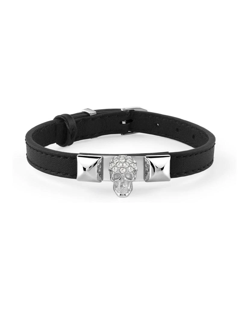 商品Philipp Plein|Plein Enigma Crystal Calf Leather Bracelet,价格¥1107,第1张图片