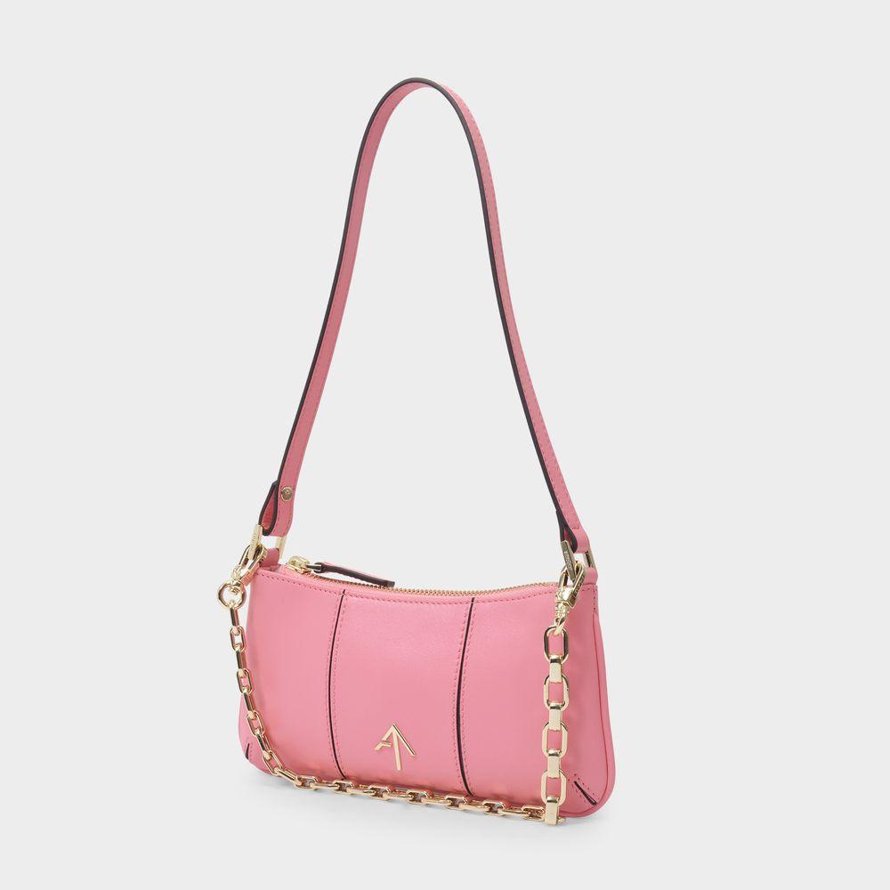 Mini Pita Bag in Pink Leather商品第2张图片规格展示