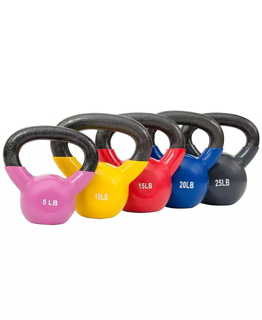 商品Sunny Health & Fitness|Sunny Health and Fitness Vinyl Coated Kettle Bell, 25 lbs,价格¥134,第4张图片详细描述