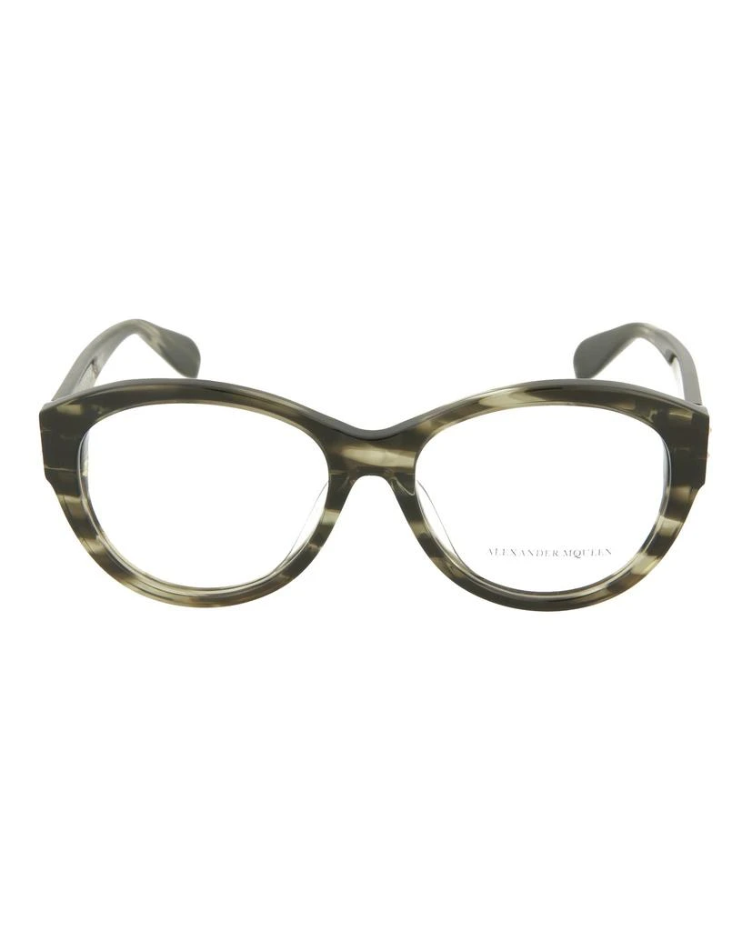 商品Alexander McQueen|Round-Frame Optical Glasses,价格¥956,第1张图片