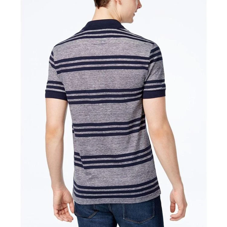 商品Lacoste|Men's Striped Cotton Polo,价格¥699,第3张图片详细描述