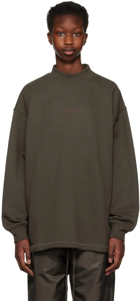 商品Essentials|Gray Relaxed Sweatshirt,价格¥506,第1张图片