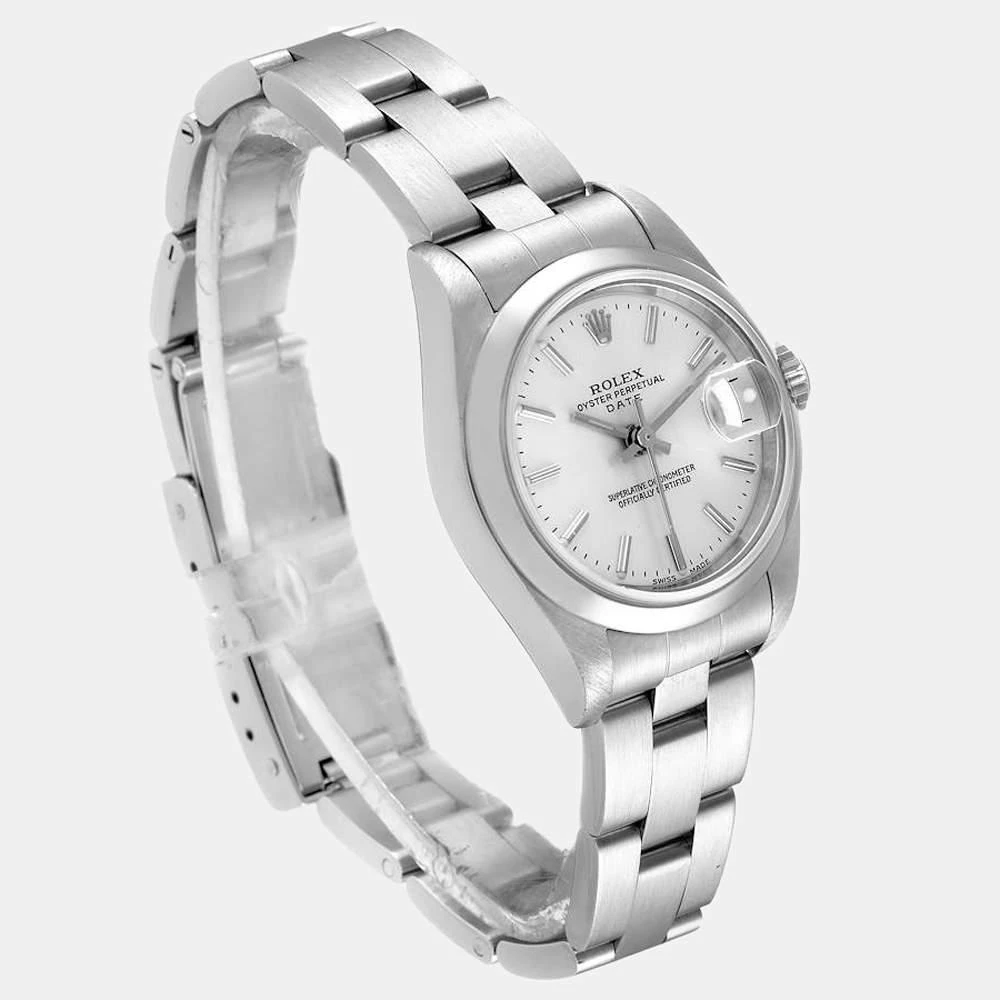 Rolex Silver Stainless Steel Oyster Perpetual Date 79160 Automatic Women's Wristwatch 26 mm 商品
