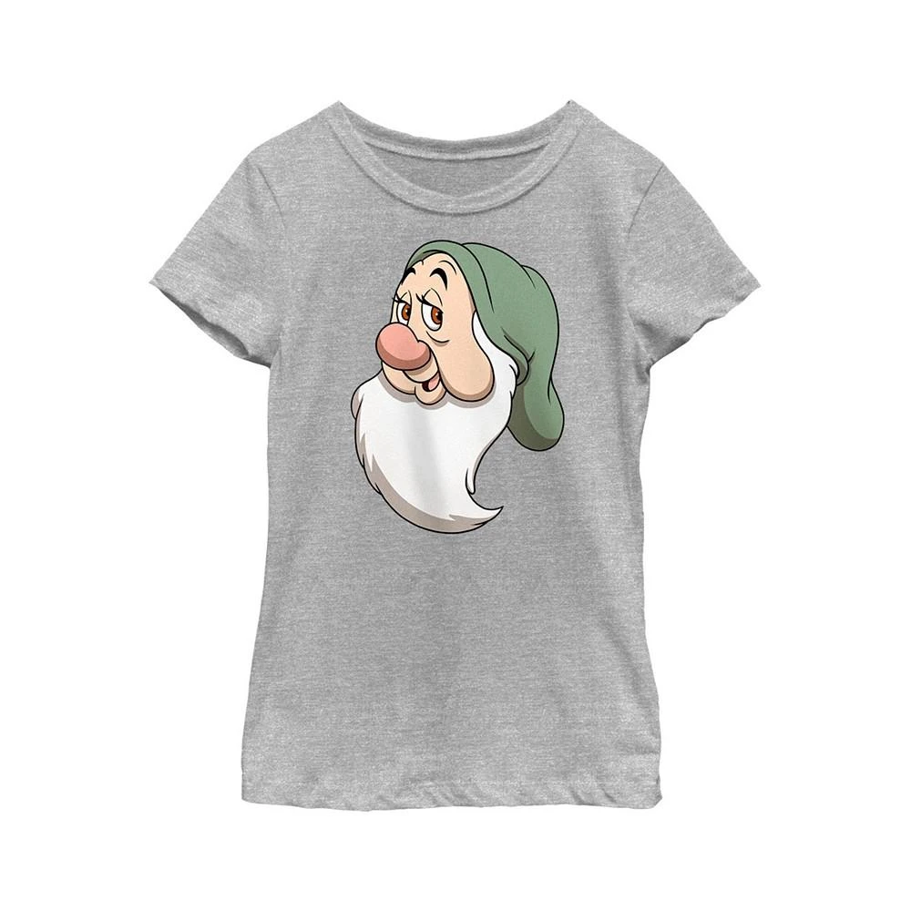 商品Disney|Girl's Snow White and the Seven Dwarves Bashful's Face  Child T-Shirt,价格¥125,第1张图片