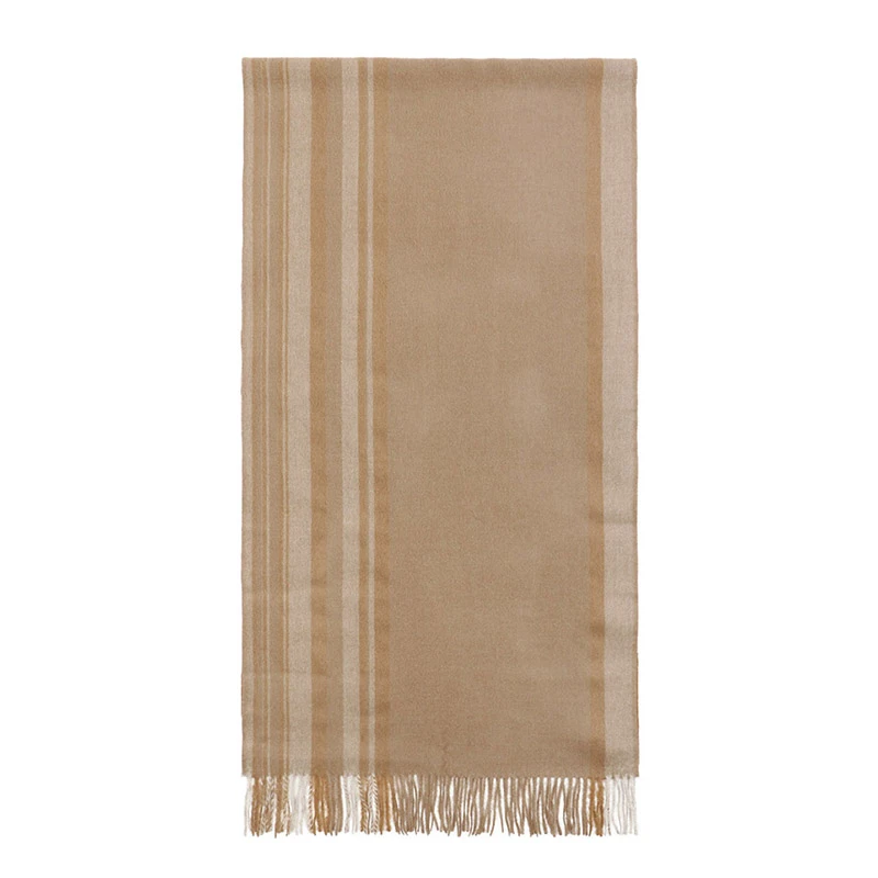 MAX MARA 女士咖色格纹围巾 55460564-600-002 商品