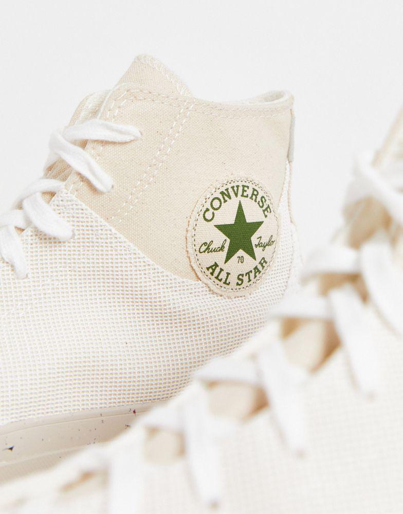 Converse Chuck 70 Renew HI Ideal Craft trainers in natural canvas商品第3张图片规格展示