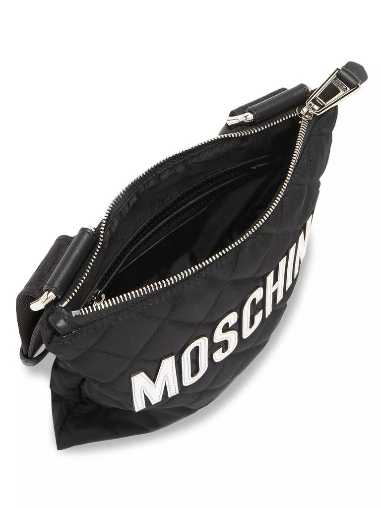 商品Moschino|Quilted Logo Shoulder Bag,价格¥1932,第3张图片详细描述