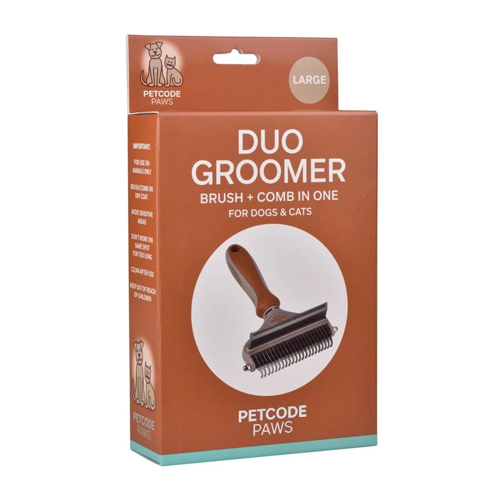 商品Petcode Paws|Dog Detangling Kit with Duo Brush and Leave- in Shampoo Conditioner Spray,价格¥276,第2张图片详细描述