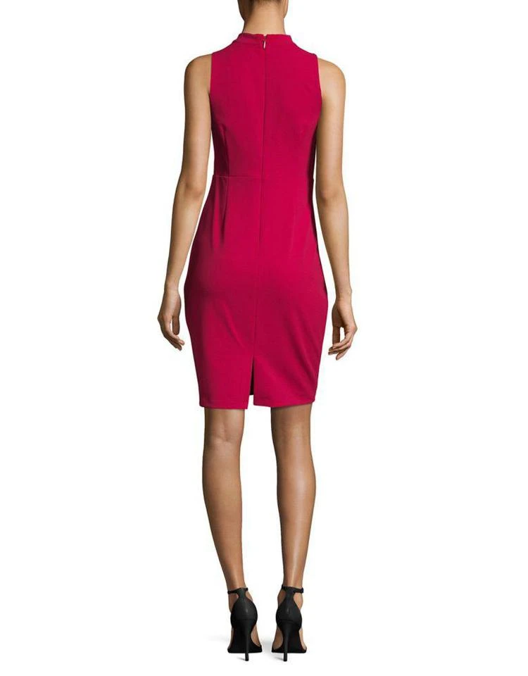 商品GUESS|Crisscross Mockneck Sheath Dress,价格¥825,第3张图片详细描述