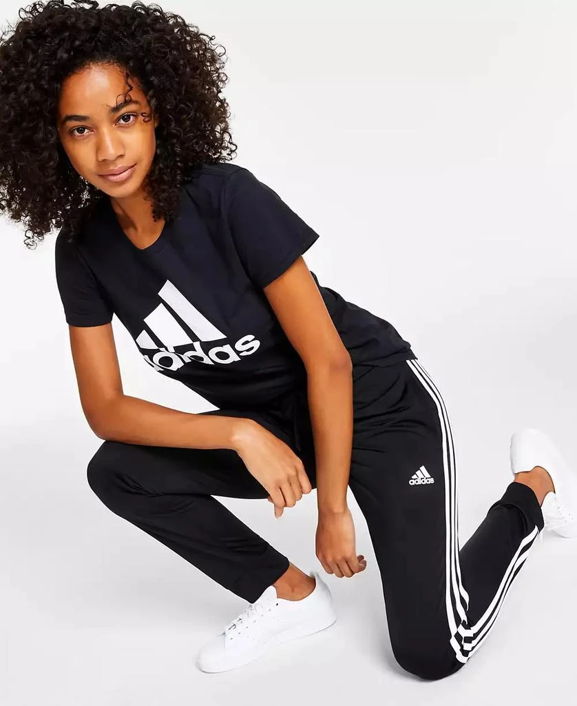 商品Adidas|Women's Essentials Warm-Up Slim Tapered 3-Stripes Track Pants, XS-,价格¥241,第5张图片详细描述