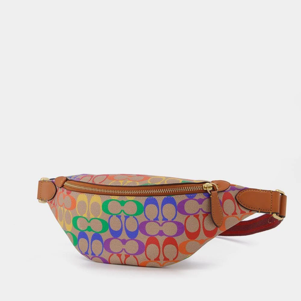 商品Coach|Charter Belt Bag 7 In Signature Rainbow,价格¥4154,第2张图片详细描述