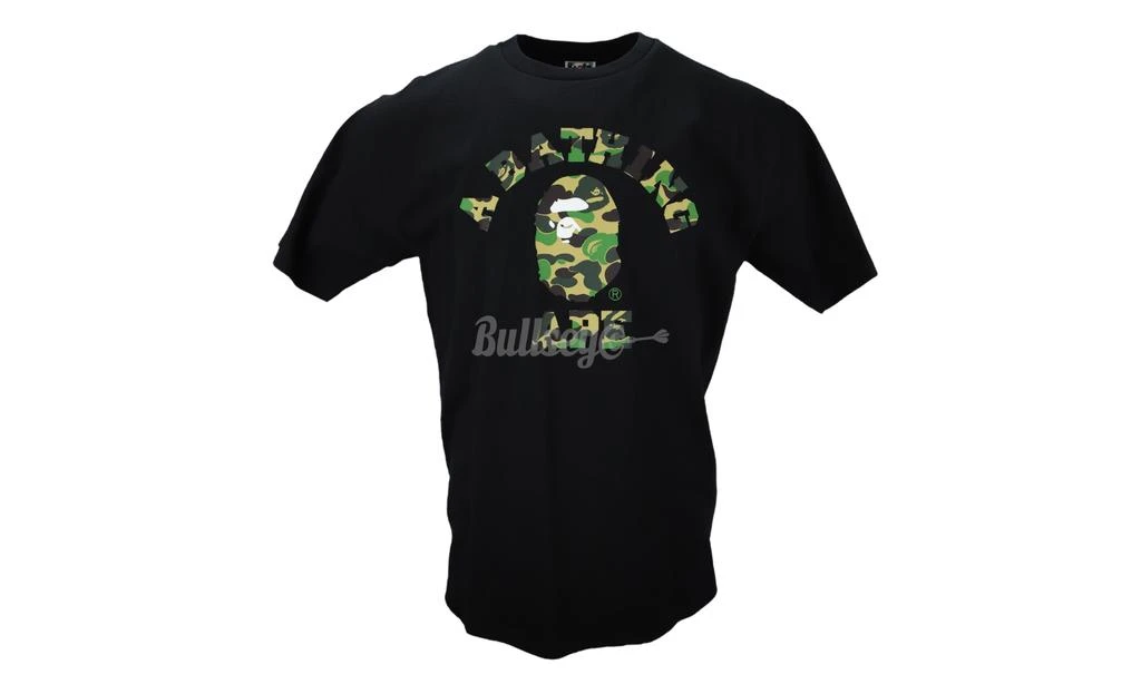 商品Bape|Bape ABC Black/Green Camo College T-Shirt,价格¥1383,第1张图片