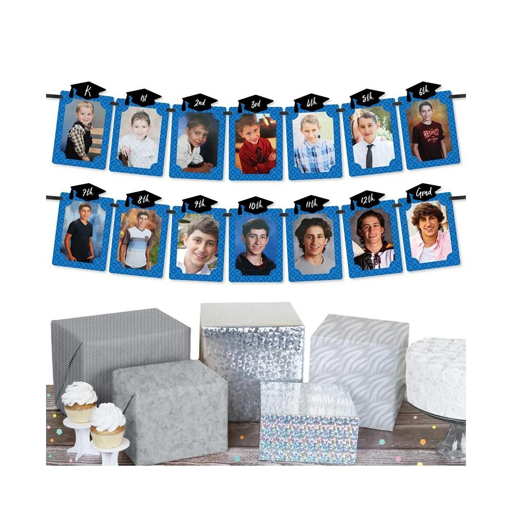 商品Big Dot of Happiness|Blue Grad - Best is Yet to Come - DIY Party Decor - Picture Display Photo Banner,价格¥119,第2张图片详细描述