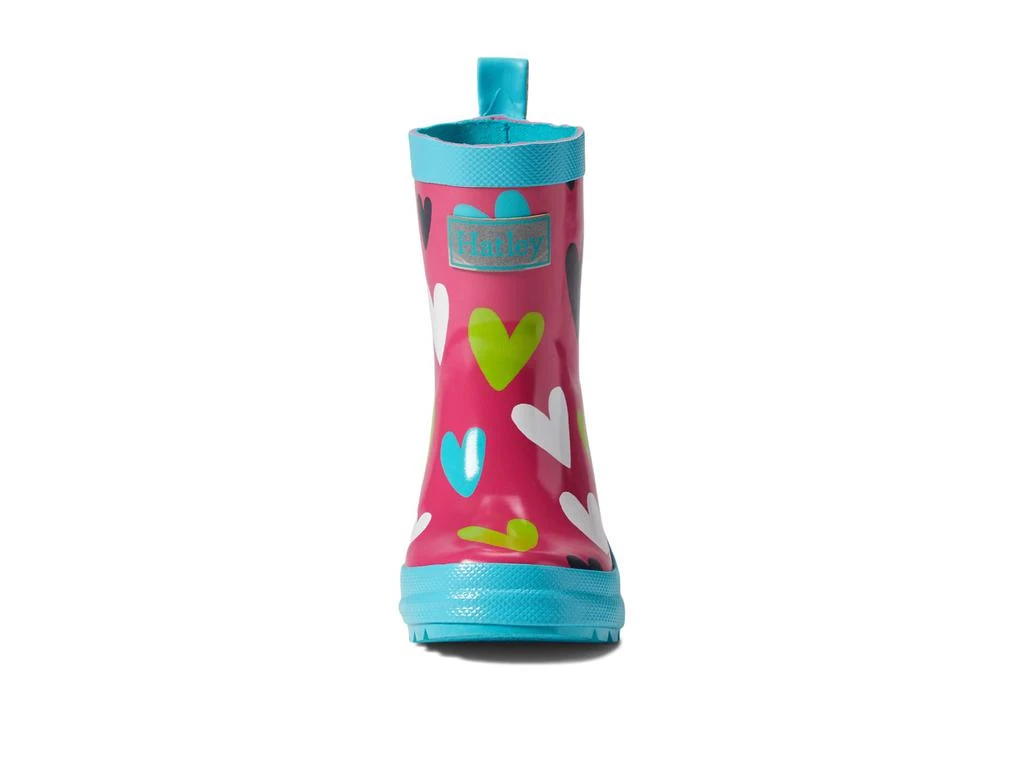 商品Hatley|Confetti Hearts Shiny Rain Boots (Toddler/Little Kid/Big Kid),价格¥418,第2张图片详细描述