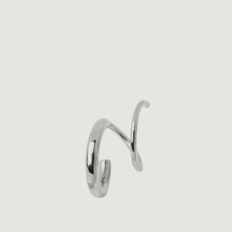 商品Maria Black|Dogma Twirl Left Earring Silver MARIA BLACK,价格¥146,第2张图片详细描述