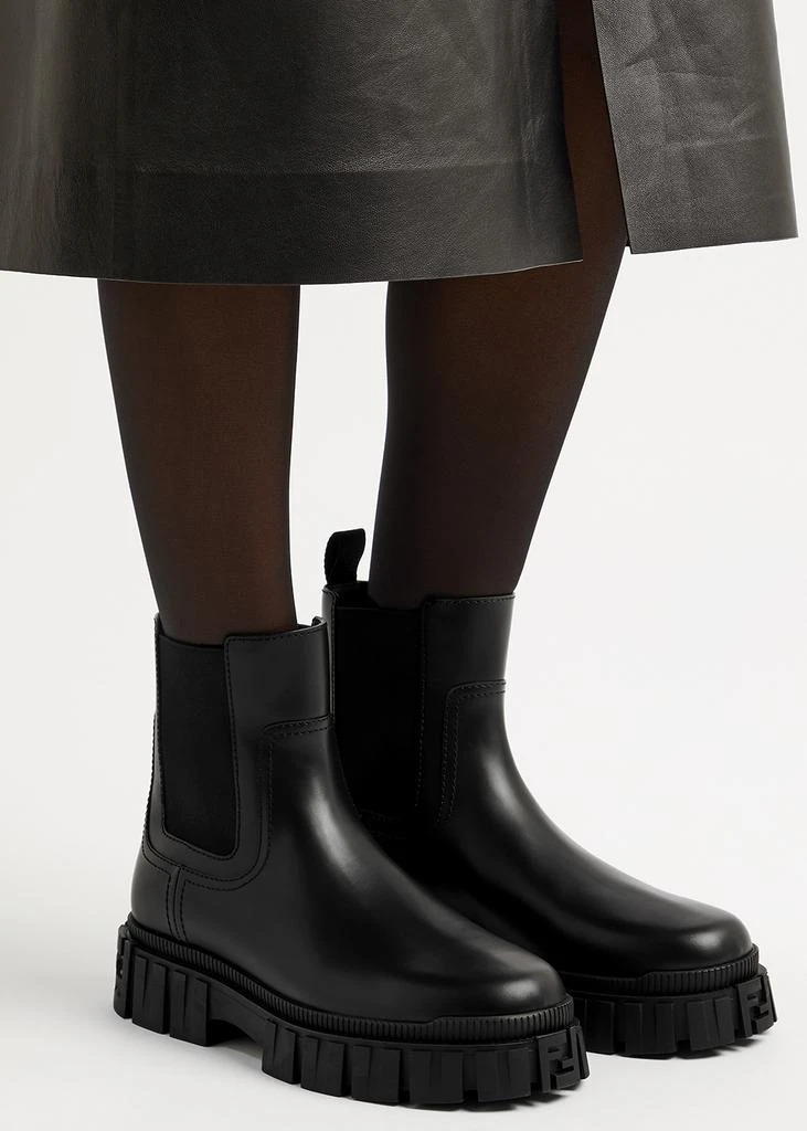 商品Fendi|Fendi Force leather Chelsea boots,价格¥7966,第5张图片详细描述