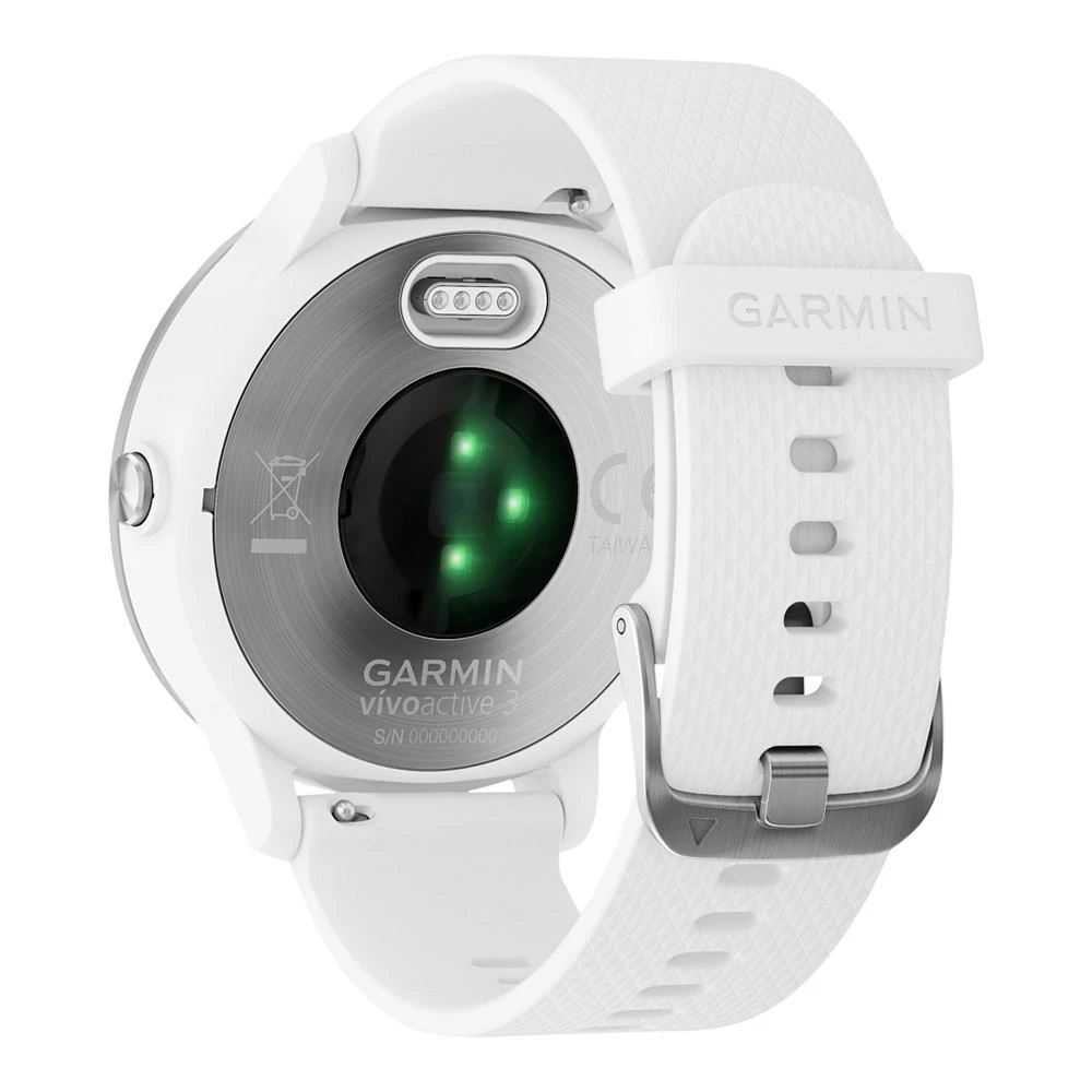 商品Garmin|Unisex vívoactive® 3 White Silicone Strap Smart Watch 43mm,价格¥1402,第4张图片详细描述