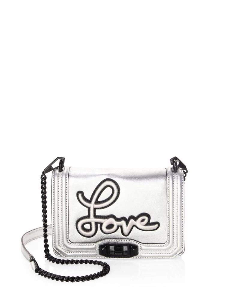 商品Rebecca Minkoff|Love with Sayings 真皮斜挎包,价格¥1023,第1张图片