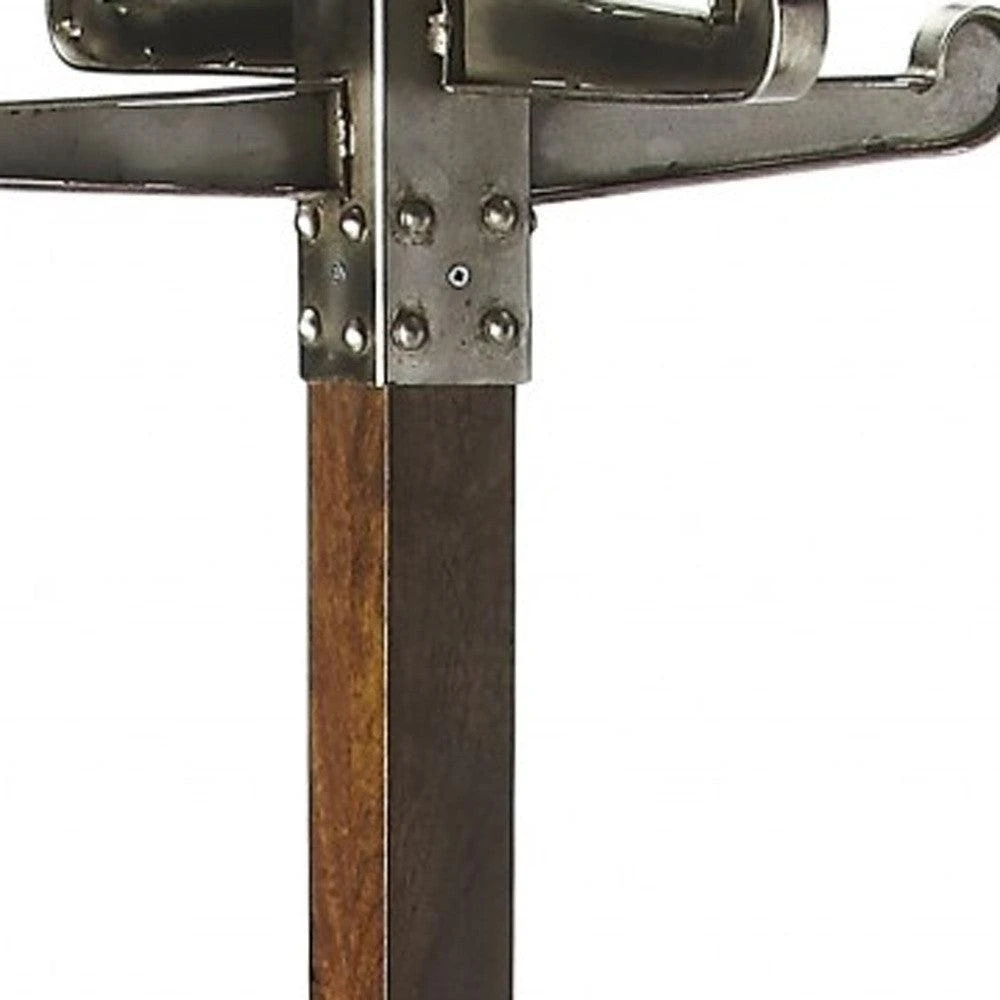 商品Homezia|Industrial Chic Vintage Style Coat Rack,价格¥5244,第4张图片详细描述