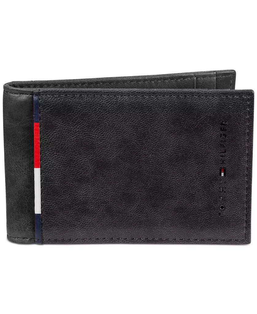 商品Tommy Hilfiger|Men's RFID Front Pocket Wallet, Removable Money Clip,价格¥197,第1张图片