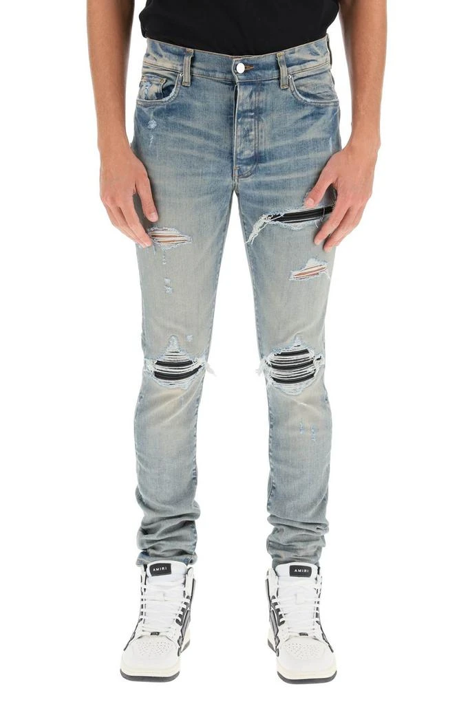 商品AMIRI|Amiri Mx1 Distressed Skinny Jeans,价格¥8645,第2张图片详细描述