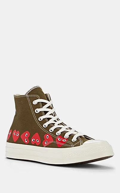 商品Comme des Garcons|女士 Chuck Taylor '70s 川久保玲合作款高帮休闲鞋,价格¥683,第2张图片详细描述