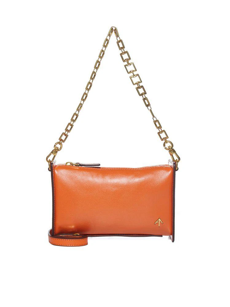 商品Manu Atelier|Manu Atelier Logo Plaque Chain Link Mini Shoulder Bag,价格¥2464,第1张图片