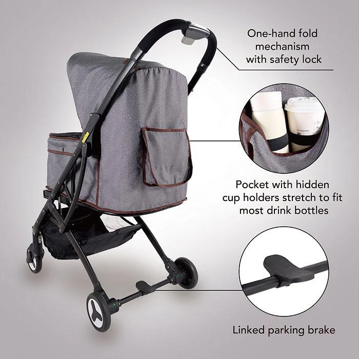 商品Ibiyaya|Speedy Fold Pet Buggy ,价格¥1562,第4张图片详细描述