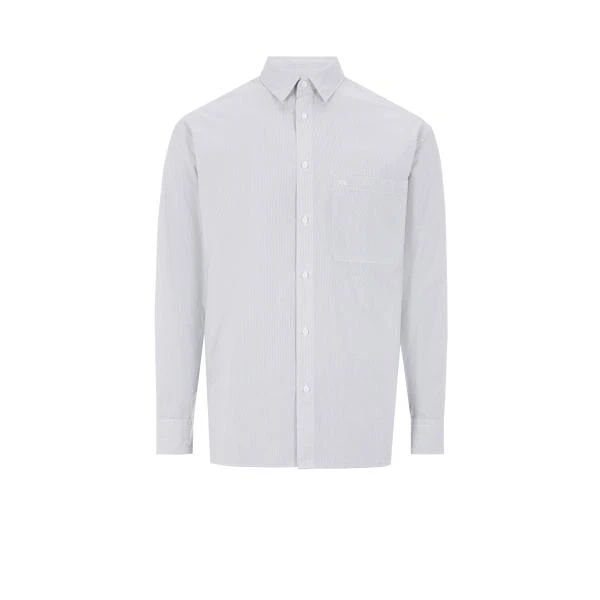 商品Calvin Klein|Chemise rayée en coton et coton recyclé,价格¥411,第1张图片